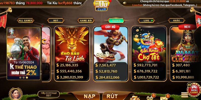 Quay hũ Hit Club: Tìm hiểu về tựa game hot 2026 2 Ưu điểm nổi bật của quay hũ Hit club