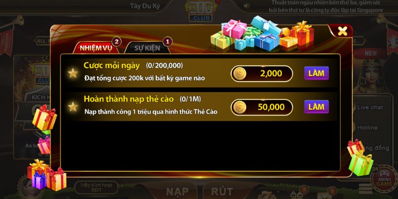 Quay hũ Hit Club: Tìm hiểu về tựa game hot 2026 3 Đa dạng chương trình thưởng cược cho bet thủ